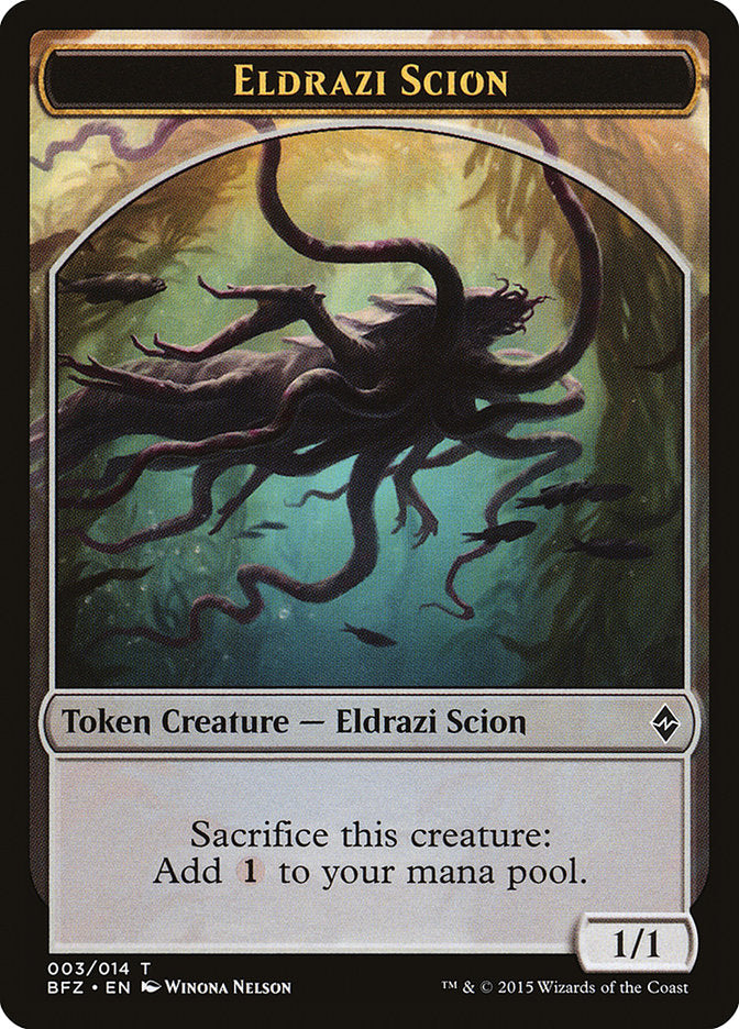 Eldrazi Scion Token (003/014) [Battle for Zendikar Tokens] | Odin's Place