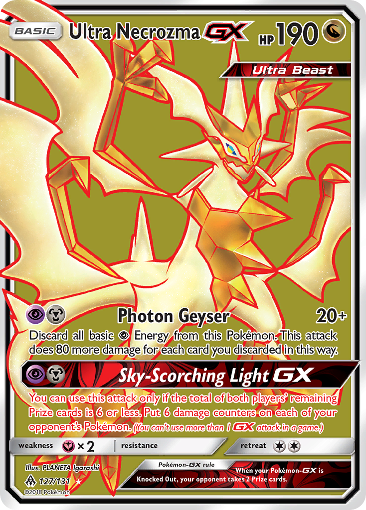 Ultra Necrozma GX (127/131) [Sun & Moon: Forbidden Light] | Odin's Place