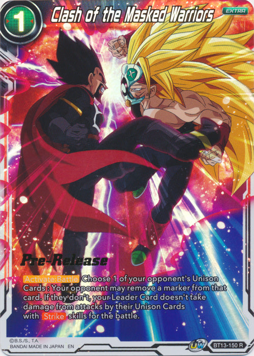 Clash of the Masked Warriors (BT13-150) [Supreme Rivalry Prerelease Promos] | Odin's Place