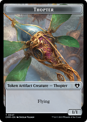 Thopter // Construct (0074) Double-Sided Token [Commander Masters Tokens] | Odin's Place