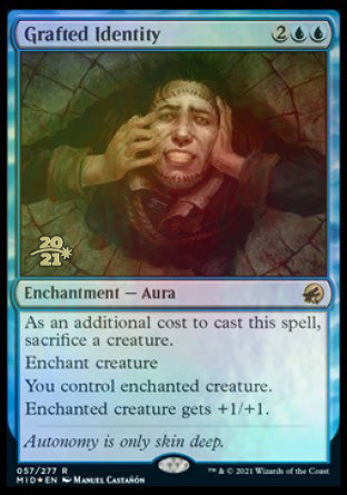 Grafted Identity [Innistrad: Midnight Hunt Prerelease Promos] | Odin's Place