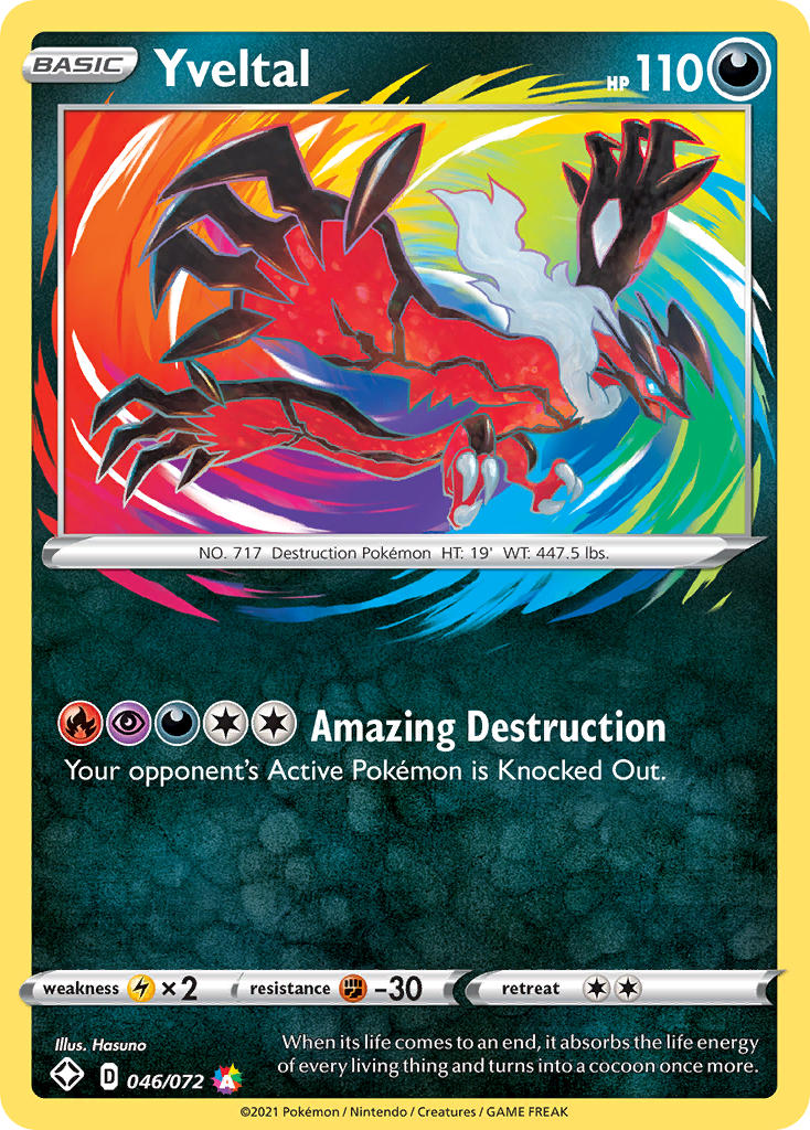 Yveltal (046/072) [Sword & Shield: Shining Fates] | Odin's Place