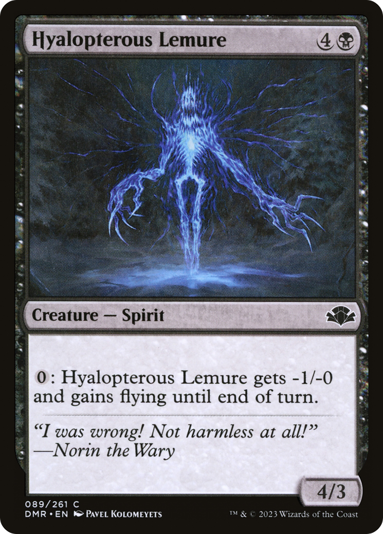Hyalopterous Lemure [Dominaria Remastered] | Odin's Place