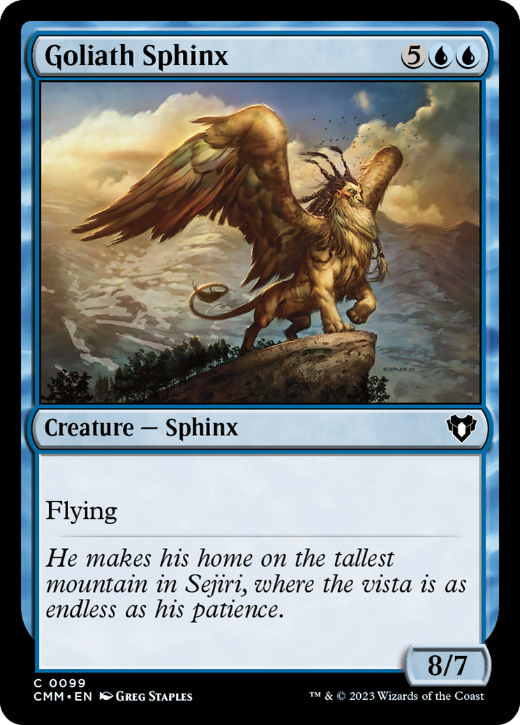 Goliath Sphinx [Commander Masters] | Odin's Place