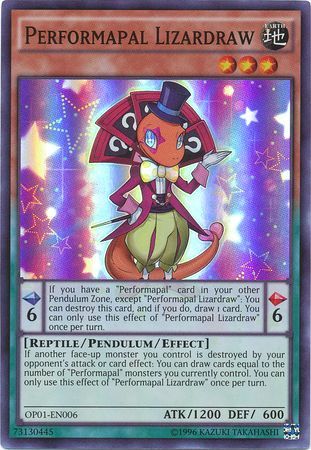 Performapal Lizardraw [OP01-EN006] Super Rare | Odin's Place