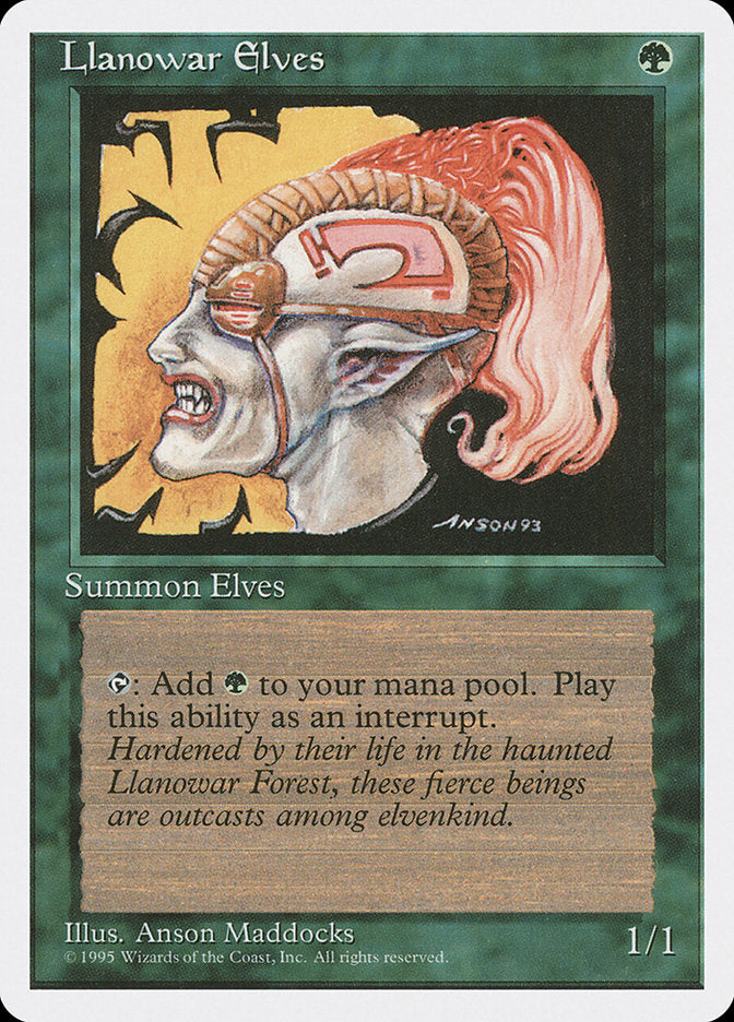Llanowar Elves [Fourth Edition] | Odin's Place