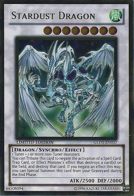 Stardust Dragon [GLD3-EN037] Gold Rare | Odin's Place