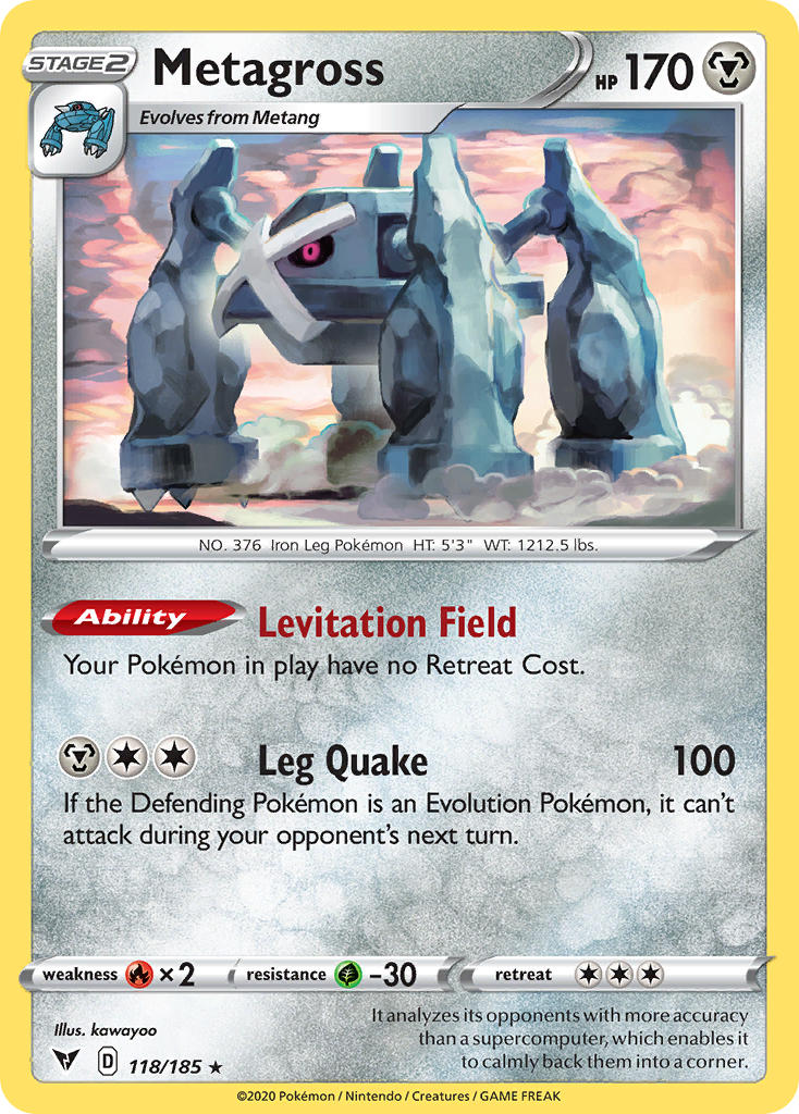 Metagross (118/185) [Sword & Shield: Vivid Voltage] | Odin's Place