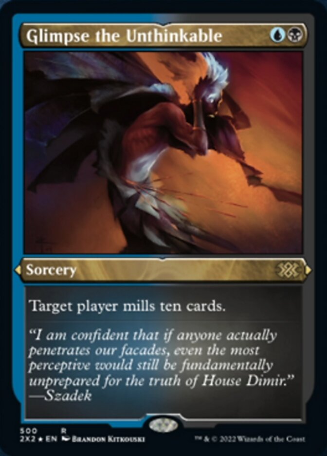Glimpse the Unthinkable (Foil Etched) [Double Masters 2022] | Odin's Place
