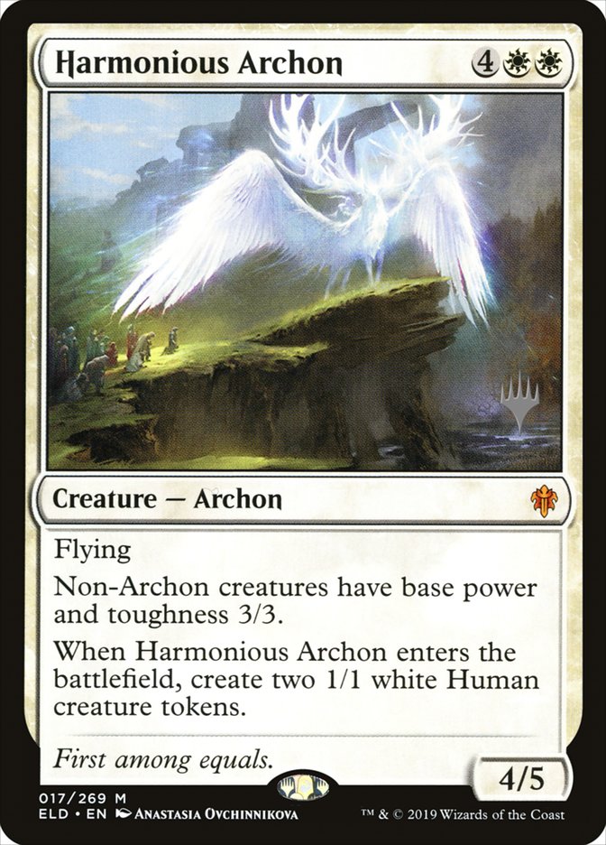 Harmonious Archon (Promo Pack) [Throne of Eldraine Promos] | Odin's Place
