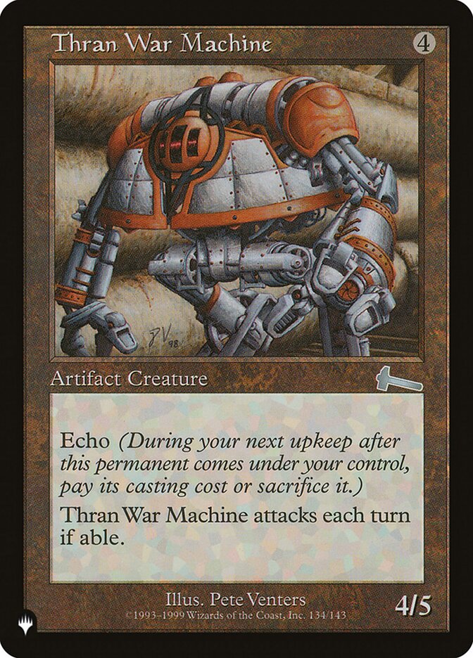 Thran War Machine [The List] | Odin's Place