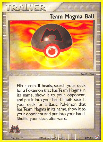 Team Magma Ball (80/95) [EX: Team Magma vs Team Aqua] | Odin's Place