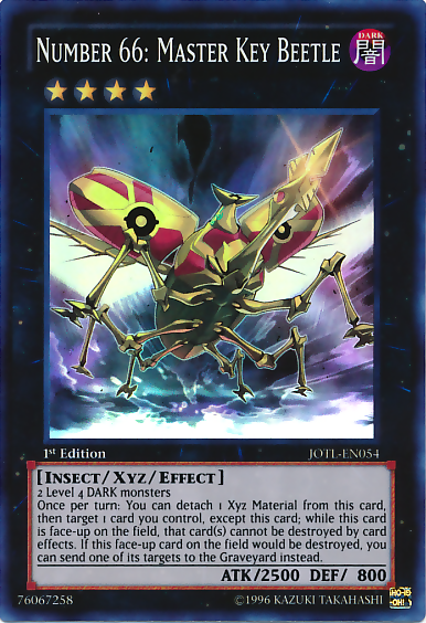 Number 66: Master Key Beetle [JOTL-EN054] Super Rare | Odin's Place