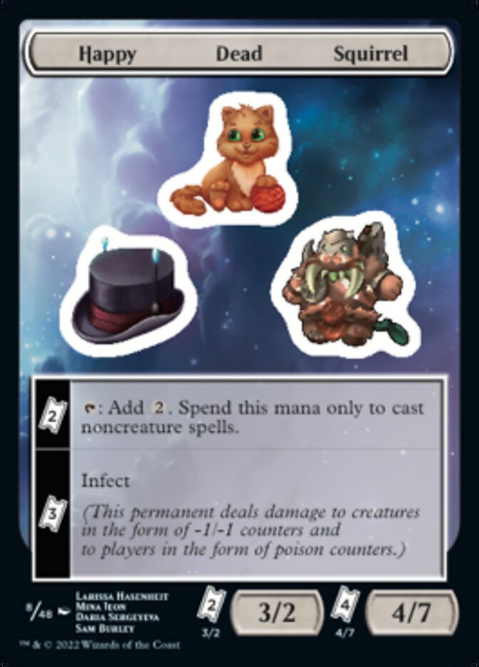 Happy Dead Squirrel [Unfinity Stickers] | Odin's Place