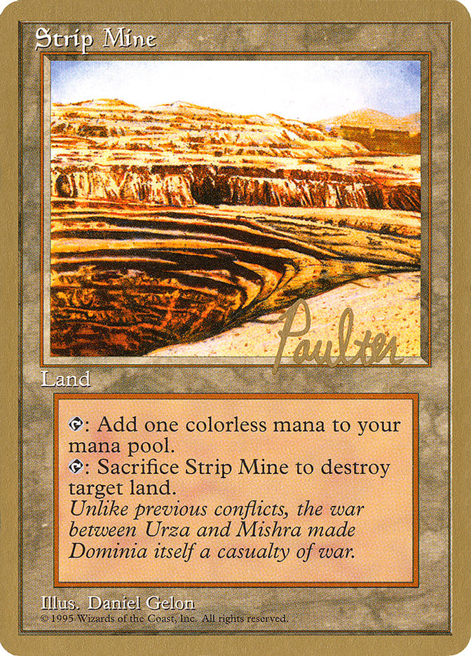 Strip Mine (Preston Poulter) [Pro Tour Collector Set] | Odin's Place
