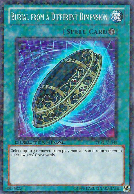 Burial from a Different Dimension [DT03-EN044] Super Rare | Odin's Place