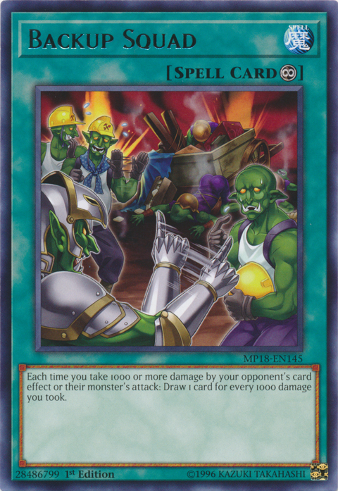 Backup Squad [MP18-EN145] Rare | Odin's Place