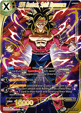SS4 Bardock, Spirit Resonance (SPR) (BT14-122) [Cross Spirits] | Odin's Place