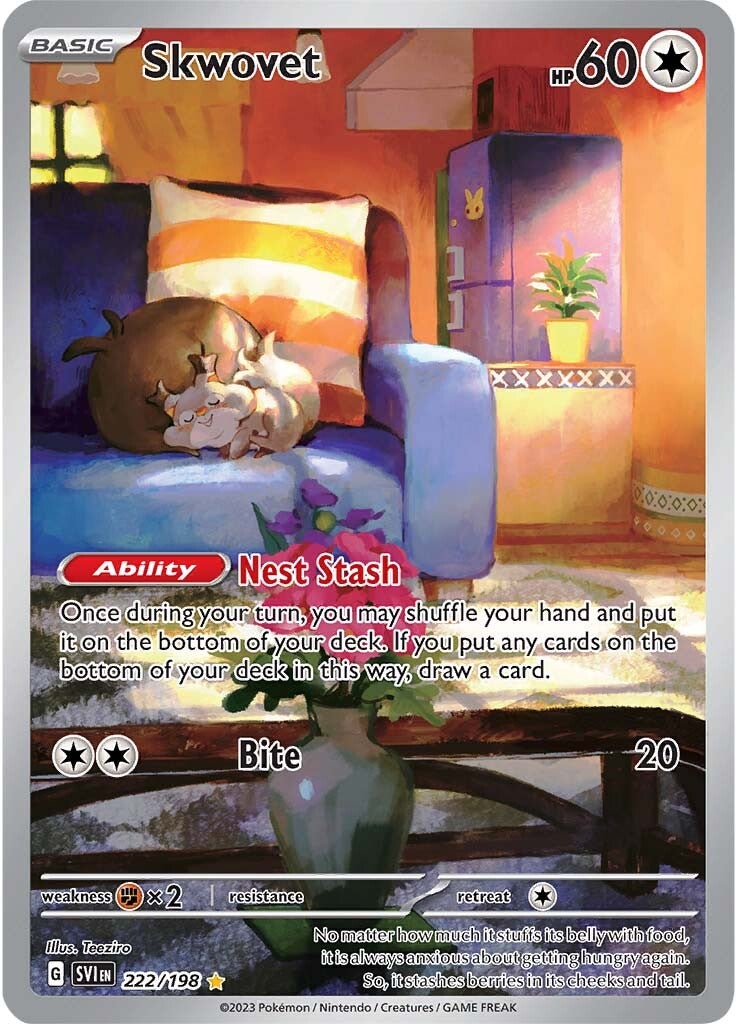 Skwovet (222/198) [Scarlet & Violet: Base Set] | Odin's Place