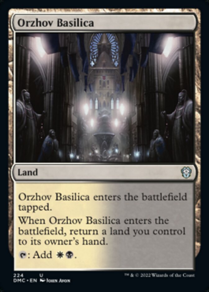 Orzhov Basilica [Dominaria United Commander] | Odin's Place