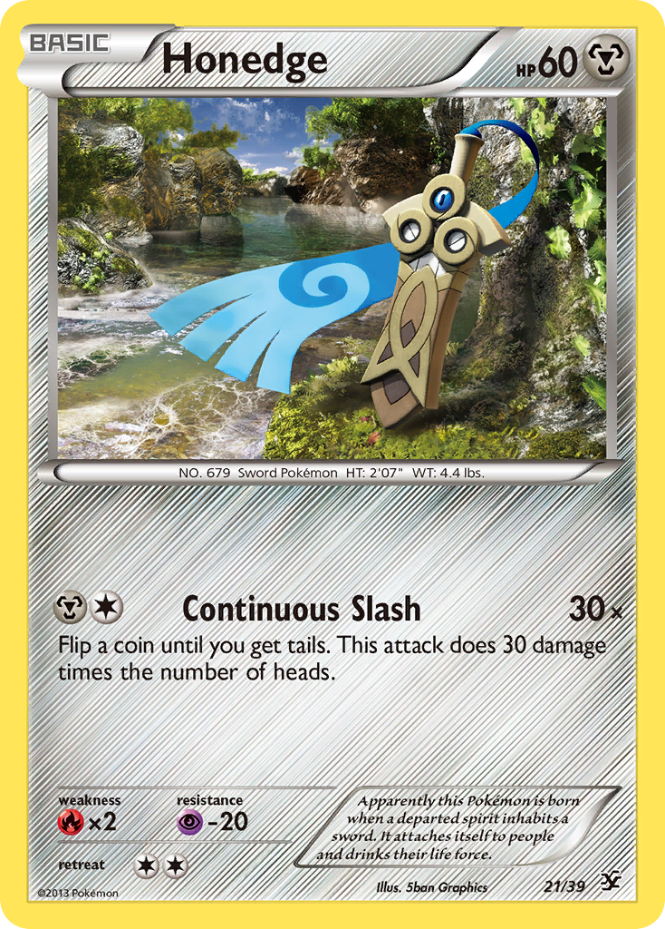 Honedge (21/39) [XY: Kalos Starter Set] | Odin's Place