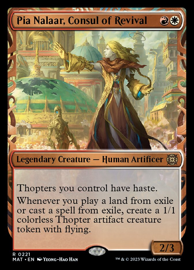 Pia Nalaar, Consul of Revival (Showcase Halo Foil) [March of the Machine: The Aftermath] | Odin's Place