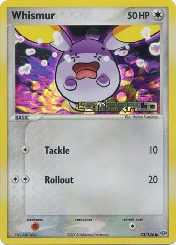 Whismur (73/106) (Stamped) [EX: Emerald] | Odin's Place