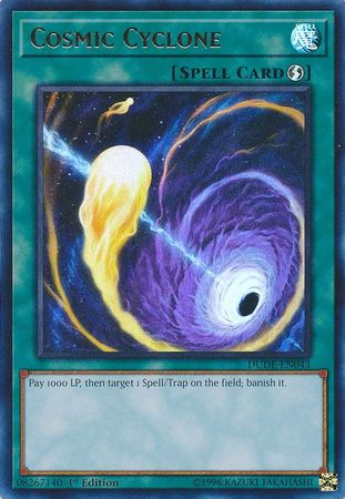 Cosmic Cyclone [DUDE-EN043] Ultra Rare | Odin's Place