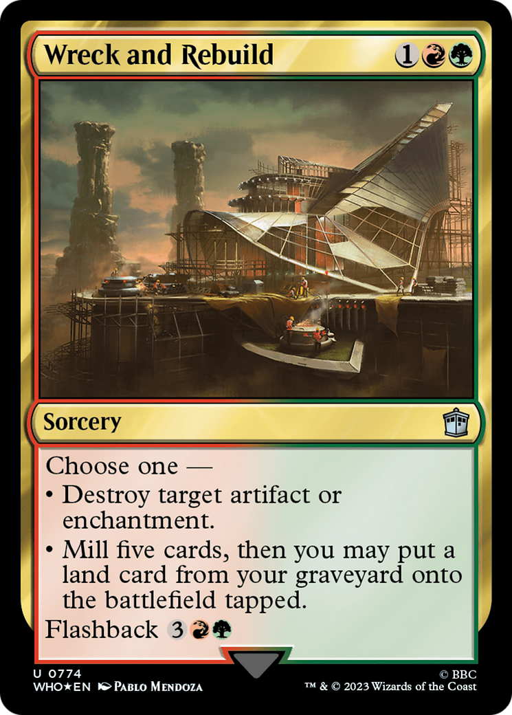 Wreck and Rebuild (Surge Foil) [Doctor Who] | Odin's Place