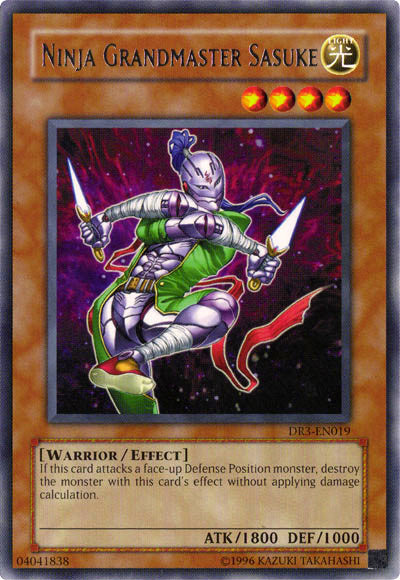 Ninja Grandmaster Sasuke [DR3-EN019] Rare | Odin's Place
