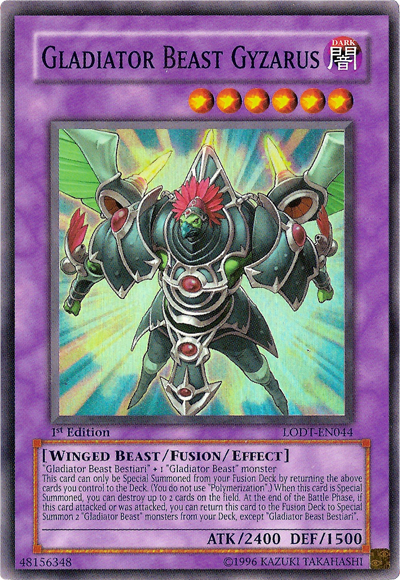 Gladiator Beast Gyzarus [LODT-EN044] Super Rare | Odin's Place