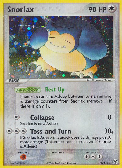Snorlax (15/112) [EX: FireRed & LeafGreen] | Odin's Place