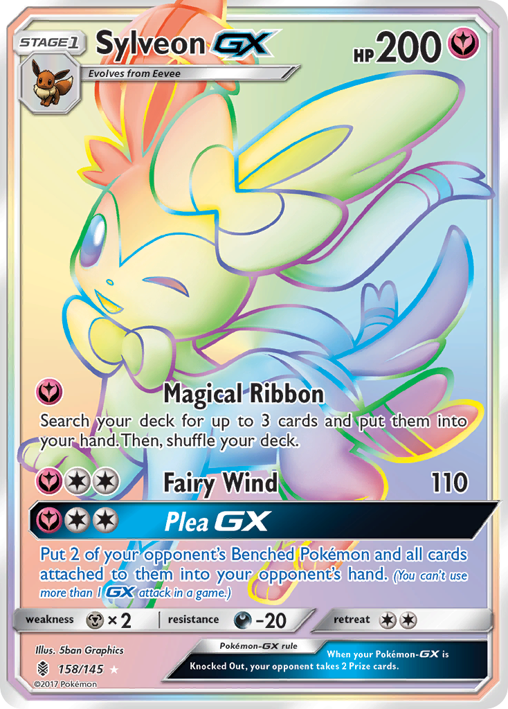 Sylveon GX (158/145) [Sun & Moon: Guardians Rising] | Odin's Place