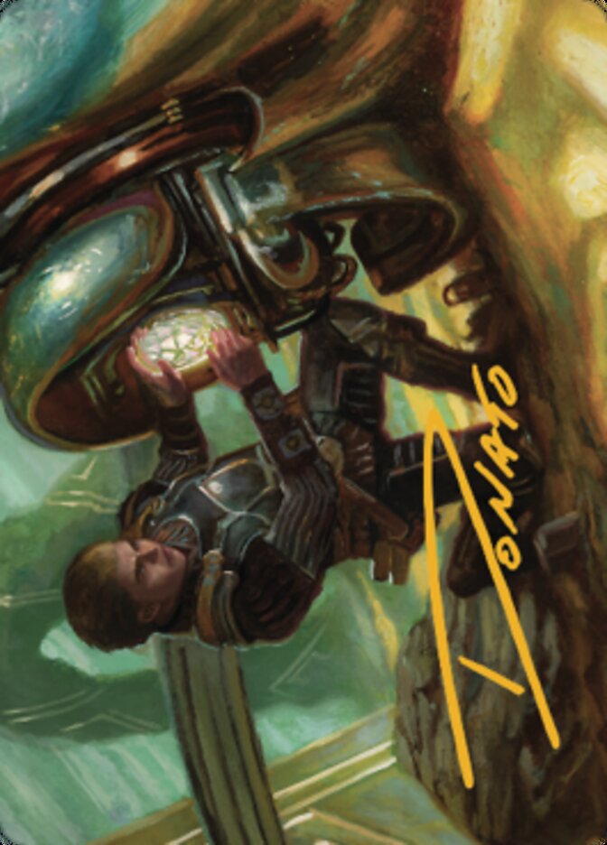 Urza, Powerstone Prodigy Art Card (Gold-Stamped Signature) [The Brothers' War Art Series] | Odin's Place