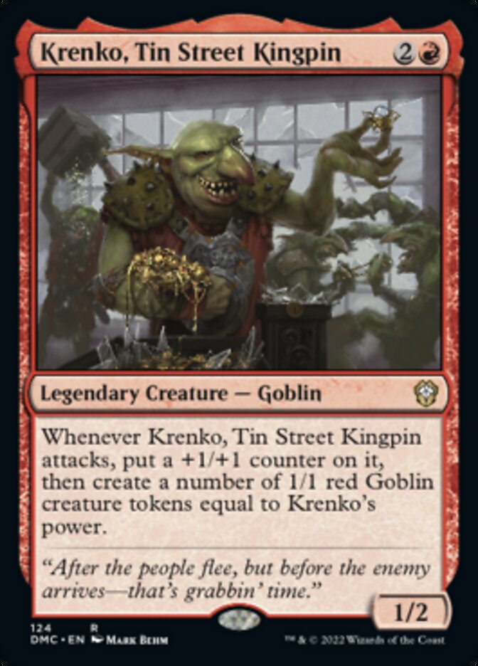 Krenko, Tin Street Kingpin [Dominaria United Commander] | Odin's Place