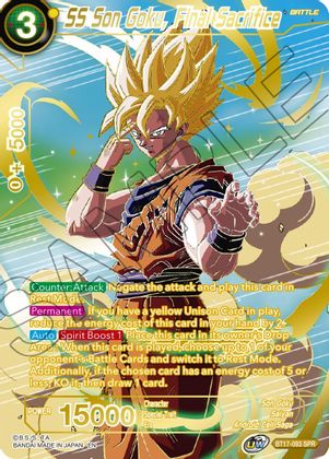 SS Son Goku, Final Sacrifice (SPR) (BT17-093) [Ultimate Squad] | Odin's Place