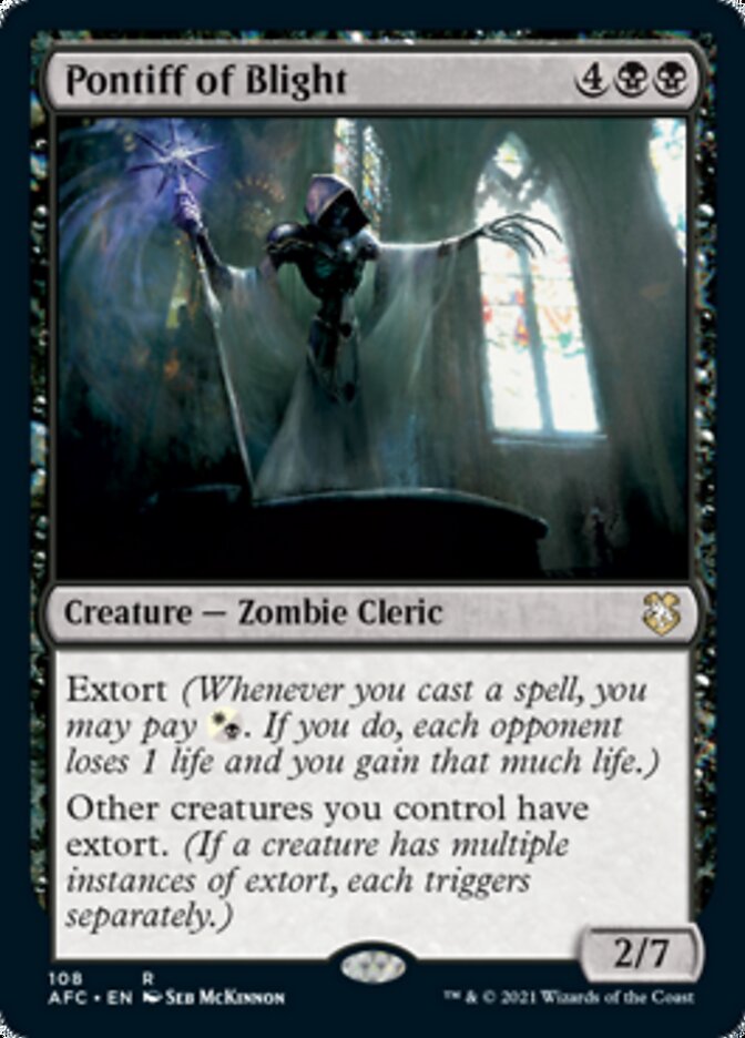 Pontiff of Blight [Dungeons & Dragons: Adventures in the Forgotten Realms Commander] | Odin's Place