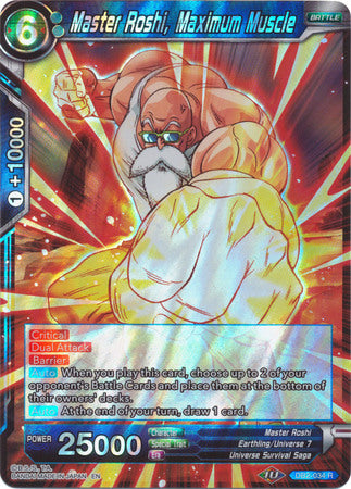 Master Roshi, Maximum Muscle (DB2-034) [Divine Multiverse] | Odin's Place