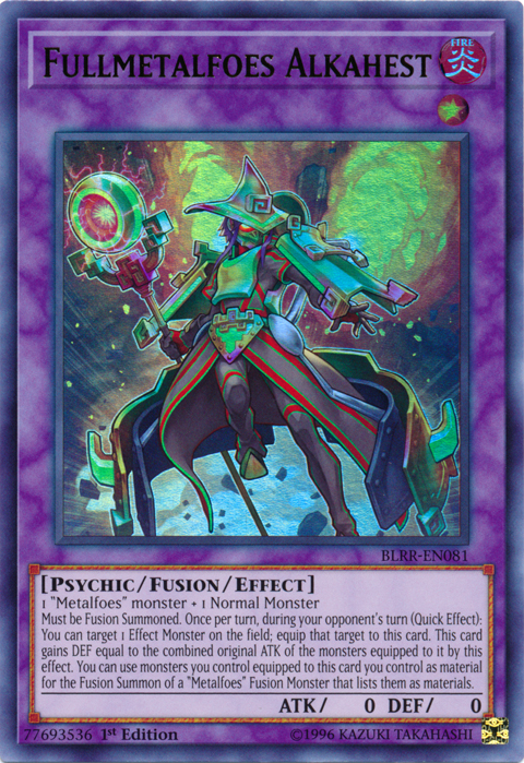 Fullmetalfoes Alkahest [BLRR-EN081] Ultra Rare | Odin's Place