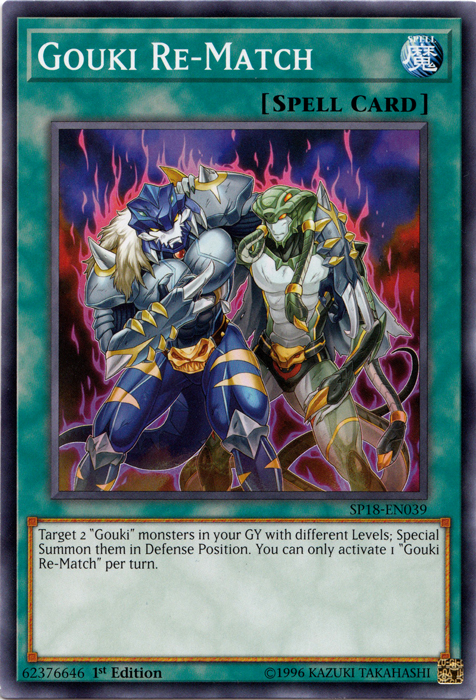 Gouki Re-Match [SP18-EN039] Common | Odin's Place
