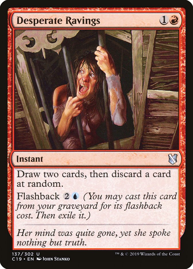 Desperate Ravings [Commander 2019] | Odin's Place