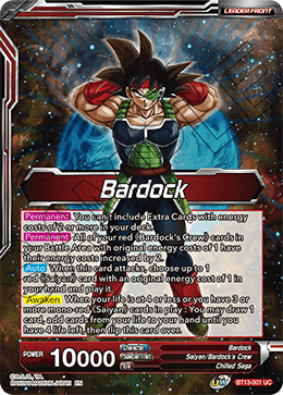 Bardock // SS Bardock, the Legend Awakened (Uncommon) (BT13-001) [Supreme Rivalry] | Odin's Place