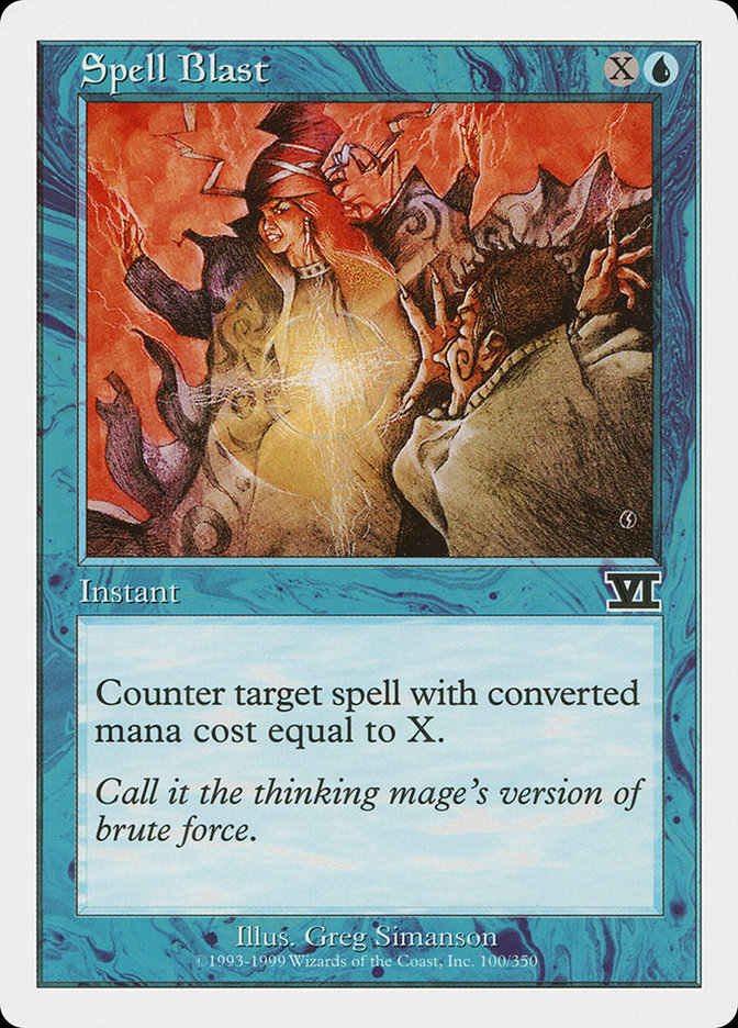 Spell Blast (100) [Classic Sixth Edition] | Odin's Place