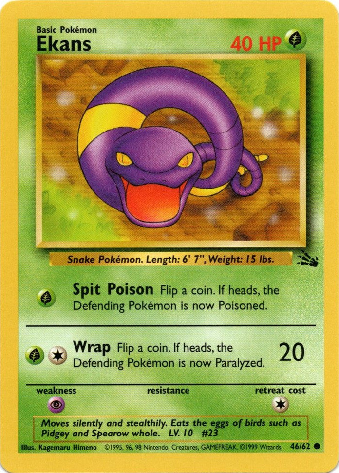 Ekans (46/62) [Fossil Unlimited] | Odin's Place