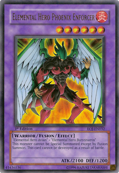 Elemental Hero Phoenix Enforcer [EOJ-EN032] Ultra Rare | Odin's Place