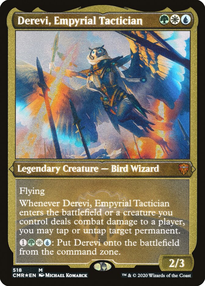 Derevi, Empyrial Tactician (Etched) [Commander Legends] | Odin's Place