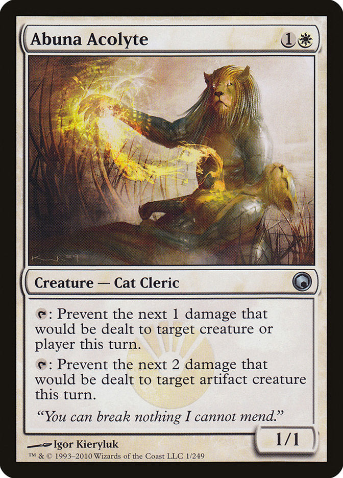 Abuna Acolyte (1) [Scars of Mirrodin] | Odin's Place