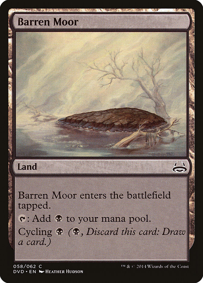 Barren Moor (58) (Divine vs. Demonic) [Duel Decks Anthology] | Odin's Place