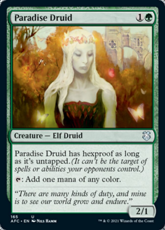 Paradise Druid [Dungeons & Dragons: Adventures in the Forgotten Realms Commander] | Odin's Place