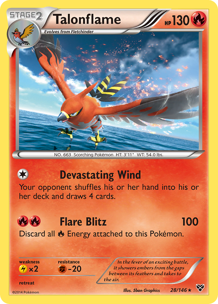 Talonflame (28/146) [XY: Base Set] | Odin's Place